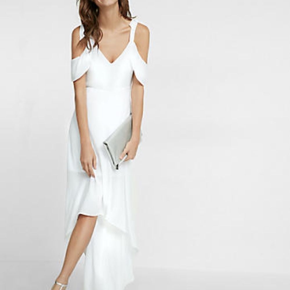Express Cold Shoulder Maxi Dress - Picture 2 of 4